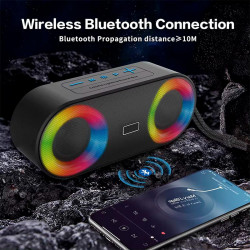 Акустика BKK waterproof BT Speaker K215 |BT5.3, TWS, AUX/TF/USB/FM, 2*5W|