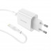 Адаптер мережевий BOROFONE Type-C to Lightning cable Easy Speed single port charger BA57A |Type-C, 20W/3A, PD/QC|