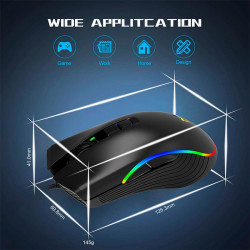 Миша Aikun Optical Gaming Mouse Backlight GX66 |7200DPI|