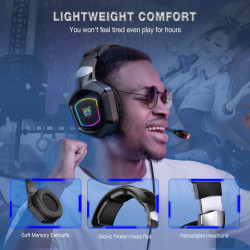 Навушники ONIKUMA Gaming with RGB X8