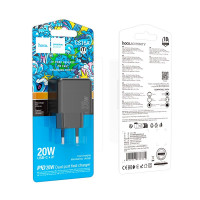 Адаптер мережевий HOCO Wish two-way charger CS16A |1Type-C/1Lightning, 20W/3A|