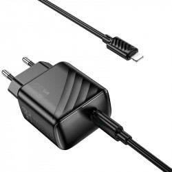 Адаптер мережевий Hoco Type-C to Lightning Cable Puerto single-port charger set CS24A |1Type-C, 25W/3A|