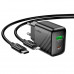 Адаптер мережевий Hoco Type-C to Lightning Cable Rico charger set CS25A |1USB/1Type-C, 20W/3A|