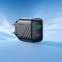 Адаптер мережевий Hoco Type-C to Lightning Cable Rico charger set CS25A |1USB/1Type-C, 20W/3A|