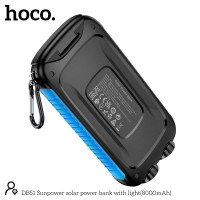 УМБ Hoco Sunpower solar power bank with light DB51 8000mAh |2USB/1Type-C, 2A|