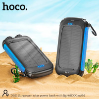 УМБ Hoco Sunpower solar power bank with light DB51 8000mAh |2USB/1Type-C, 2A|