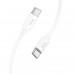 Кабель Hoco Type-C to Type-C Magic silicone PD charging data cable X87 |1m, 60W, 3A|