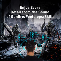 Навушники Baseus GAMO Immersive Virtual 3D Game Type - C Earphone