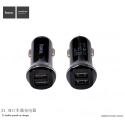 Адаптер автомобільний Hoco Z1 |2USB, 2.1А|