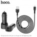 Адаптер автомобільний Hoco Lightning cable Z23 |2USB, 2.4A|