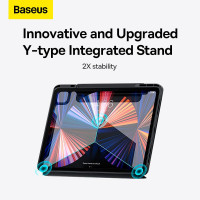 Чохол BASEUS Safattach Y-type Magnetic Stand Case For Pad Pro 12.9-inch (2018/2020/2021) (ARCX010113)