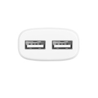 Адаптер мережевий Hoco Lightning cable C12 |2USB, 2.4А|