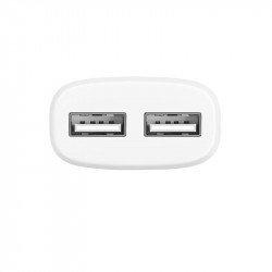Адаптер мережевий Hoco Lightning cable C12 |2USB, 2.4А|