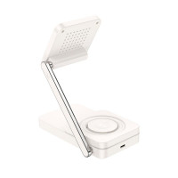 Зарядка Qi Hoco Consuelo folding 3-in-1 wireless fast charger CQ10 |15W|