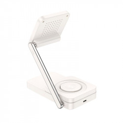 Зарядка Qi Hoco Consuelo folding 3-in-1 wireless fast charger CQ10 |15W|