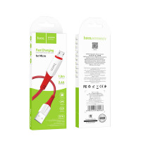 Кабель Hoco Micro USB Ferry charging data cable X70 |1m, 2.4A|