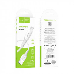 Кабель Hoco Micro USB Ferry charging data cable X70 |1m, 2.4A|