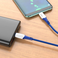Кабель Hoco Type-C to Type-C Ferry charging data cable X70 |1m, 60W, 3A|