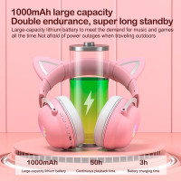 Навушники ONIKUMA Bluetooth Gaming CAT with LED B100 (B20) |BT5.0, 15-22h|