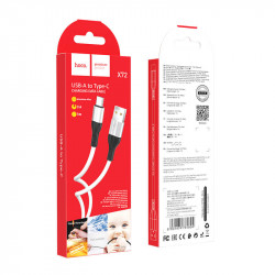 Кабель Hoco Type-C Creator silicone charging data cable X72 |1m, 3A|