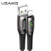 Кабель Usams Lightning Smart Power Off Cable Raydan Series US-SJ470 |2m, 2.4A|