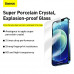 Захисне скло BASEUS 0.3 mm Full-glass Super porcelain crystal Tempered Glass Film для Iphone 12 Mini |2pcs| (SGAPIPH54N-LI02)