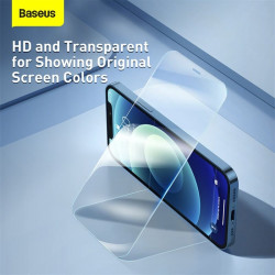 Захисне скло BASEUS 0.3 mm Full-glass Super porcelain crystal Tempered Glass Film для Iphone 12 Mini |2pcs| (SGAPIPH54N-LI02)