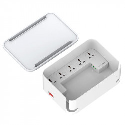 Подовжувач мережевий LDNIO Management Power Strip Box SN5310 |3USB, QC, 5 Sockets, 15.5W/10A|