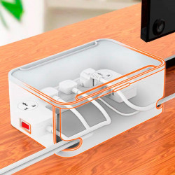 Подовжувач мережевий LDNIO Management Power Strip Box SN5310 |3USB, QC, 5 Sockets, 15.5W/10A|