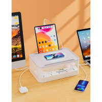 Подовжувач мережевий LDNIO Management Power Strip Box SN5310 |3USB, QC, 5 Sockets, 15.5W/10A|