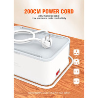 Подовжувач мережевий LDNIO Management Power Strip Box SN5310 |3USB, QC, 5 Sockets, 15.5W/10A|