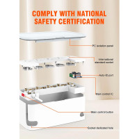 Подовжувач мережевий LDNIO Management Power Strip Box SN5310 |3USB, QC, 5 Sockets, 15.5W/10A|
