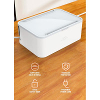 Подовжувач мережевий LDNIO Management Power Strip Box SN5310 |3USB, QC, 5 Sockets, 15.5W/10A|