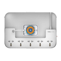 Подовжувач мережевий LDNIO Management Power Strip Box SN5310W |15W Qi/1Type-C/2USB, QC/PD, 5 Sockets, 30W/10A|