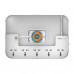Подовжувач мережевий LDNIO Management Power Strip Box SN5310W |15W Qi/1Type-C/2USB, QC/PD, 5 Sockets, 30W/10A|