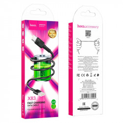 Кабель Hoco Type-C Victory charging data cable X83 |1m, 3A|