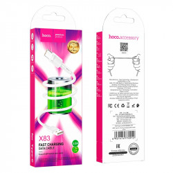 Кабель Hoco Type-C Victory charging data cable X83 |1m, 3A|