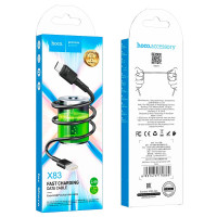 Кабель Hoco Micro USB Victory charging data cable X83 |1m, 2.4A|