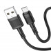 Кабель Hoco Micro USB Victory charging data cable X83 |1m, 2.4A|