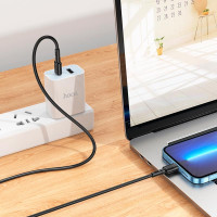 Кабель Hoco Type-C to Lightning Victory PD charging data cable X83 |1m, 20W|