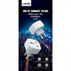 Розумна Wi-Fi розетка LDNIO WIFI SMART POWER PLUG SCW1050 |2500W, 10A, 2.4Ghz|