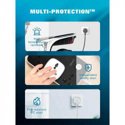 Розумна Wi-Fi розетка LDNIO WIFI SMART POWER PLUG SCW1050 |2500W, 10A, 2.4Ghz|