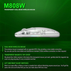 Миша MARVO Wireless Mouse M808W |2.4G/BT5.1, 1000-1600dpi|