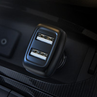 Адаптер автомобільний HOCO Leader Z36 |2USB, 2.4A|