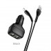 Адаптер автомобільний Hoco Lightning Cable Leader Z36 |2USB, 2.4A|