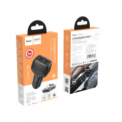 Адаптер автомобільний Hoco Lightning Cable Leader Z36 |2USB, 2.4A|