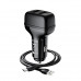 Адаптер автомобільний Hoco Micro USB Cable Leader Z36 |2USB, 2.4A|