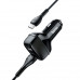 Адаптер автомобільний Hoco Micro USB Cable Leader Z36 |2USB, 2.4A|