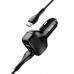 Адаптер автомобільний Hoco Type-C Cable Leader Z36 |2USB, 2.4A|