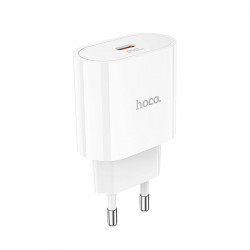 Адаптер мережевий HOCO Metro single port charger C94A |1Type-C, 20W/3A, PD/QC|